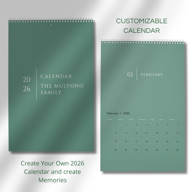 Ren Elegant Layout Kalender (Skapare uppladdad)