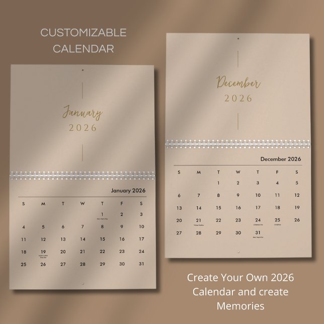 Ren Elegemangsuppläggning Kalender (Skapare uppladdad)