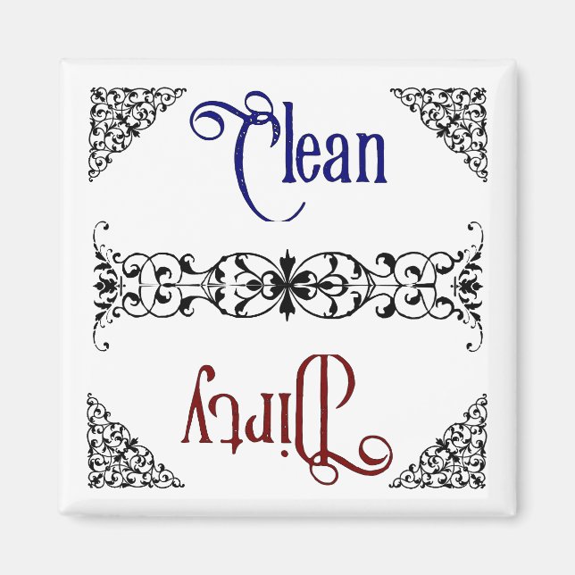 Ren eller smutsig magnet (Framsidan)