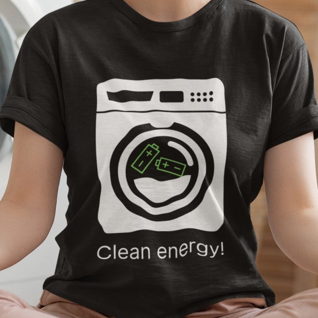 Ren energi - Batterier i tvättmaskinen T Shirt (Available on multiple products, sizes and colors. )