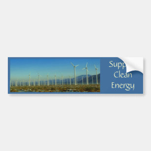 Ren energi för service bildekal