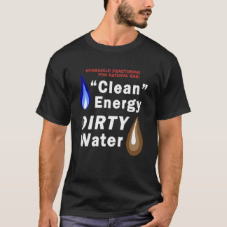 Ren energi; Smutsa ner vattenmanar mörk T T-shirt