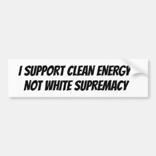Ren energivit överlägsenhet bildekal