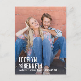 Ren enkelhet, redigerbar FÄRG sparar datumet Vykort