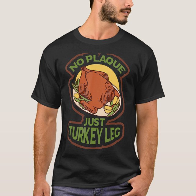 Ren Fair Renaissance Knight Cosplay Turkey Leg T Shirt (Framsida)