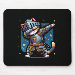 Ren Faire Medieval Knight Dabbing Cat Kitten Funny Musmatta