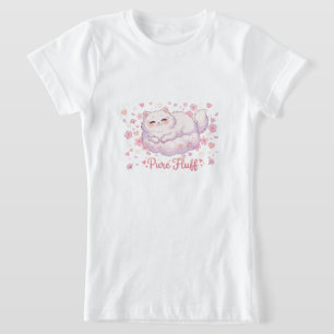 Ren Fluff Kawaii Katt T Shirt