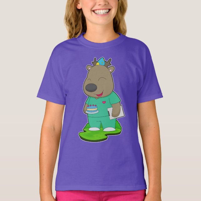 Ren Födelsedags Sjuksköterska T Shirt (Framsida)