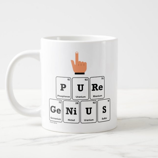 Ren Geni Jumbo Mugg (Vänster)