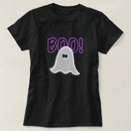 Ren genomskinlig lila Boo-spöke Tröja