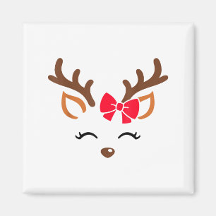 Ren Gesicht Gles jul kostym Xmas Pyjamas G Magnet