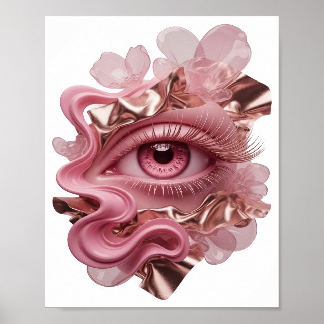 Ren Gold ABSTRAKT KONST Design Poster (Framsidan)