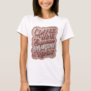 Ren Gold KAFFE VIN ESPRESSO MARTINI UPPREPA Tee