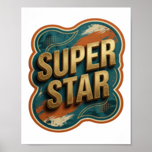 Ren Gold SUPER STAR Tee Poster