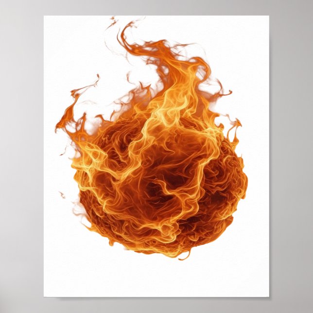 Ren Grå ELD KULA Design Poster (Framsidan)