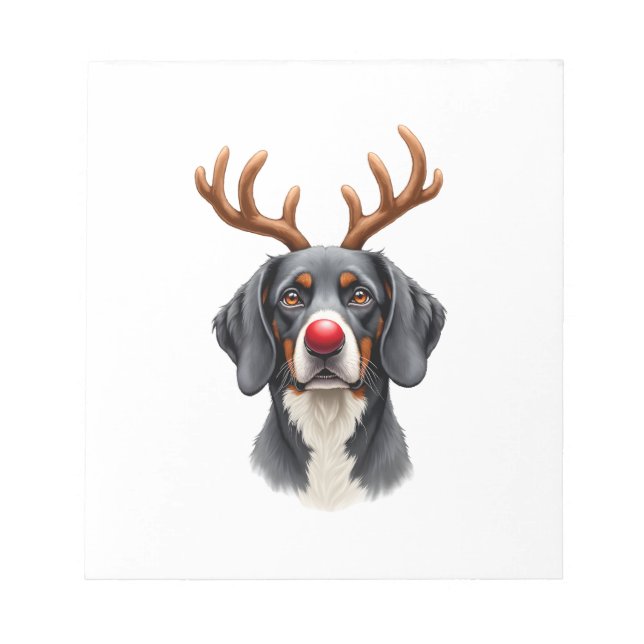 Ren Great Dane jul Great Dane hund mamma D Anteckningsblock (Framsida)