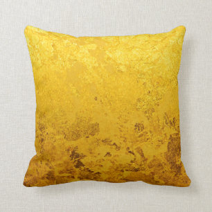 REN GULD mönster / bladguld Kudde