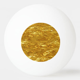 REN GULD mönster / guld folie Pingisboll