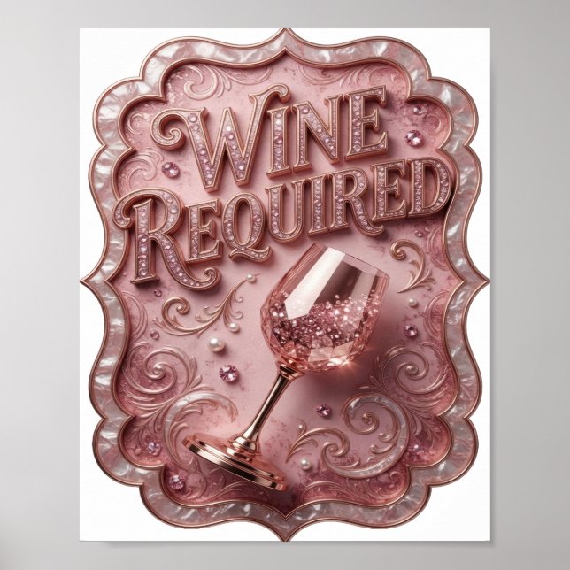 Ren Guld VIN KRÄVS Poster (Framsidan)