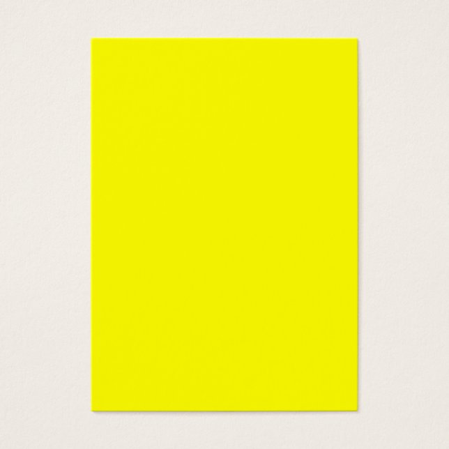 Ren Gult - Neon Lemon Bright-mall tom Visitkort (Framsidan)