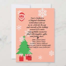 Ren Hur Kul Jul Första Födelsedagsinbjudan Inbjudningar