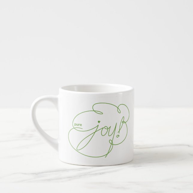 Ren JOY - Bold Cloud S - Grönt för julupplagan - Espressomugg (Vänster)