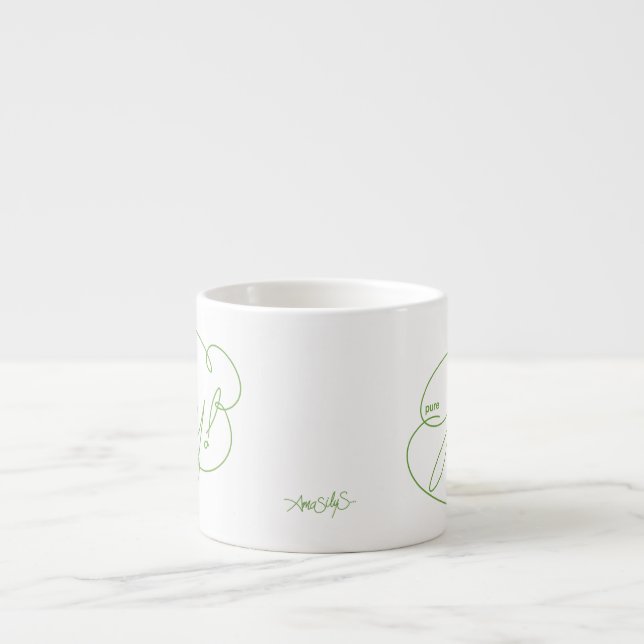 Ren JOY - Bold Cloud S - Grönt för julupplagan - Espressomugg (Framsidan)