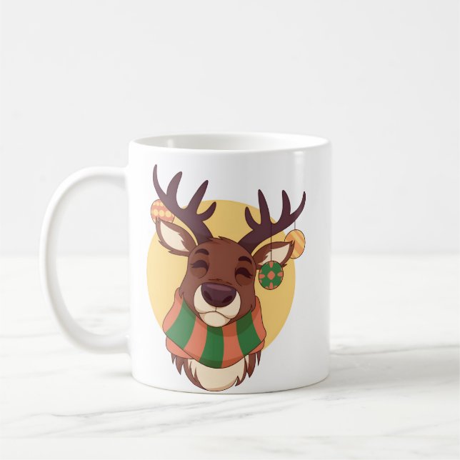 Ren Jul Söt Julmugg Varm Choklad Kaffemugg (Vänster)