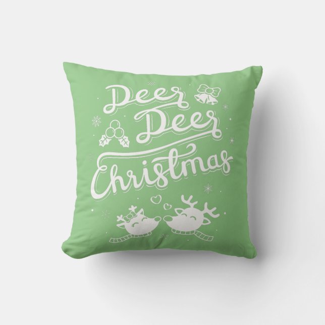 Ren Jul Typografi Pun Kastkudde Kudde (Framsida)