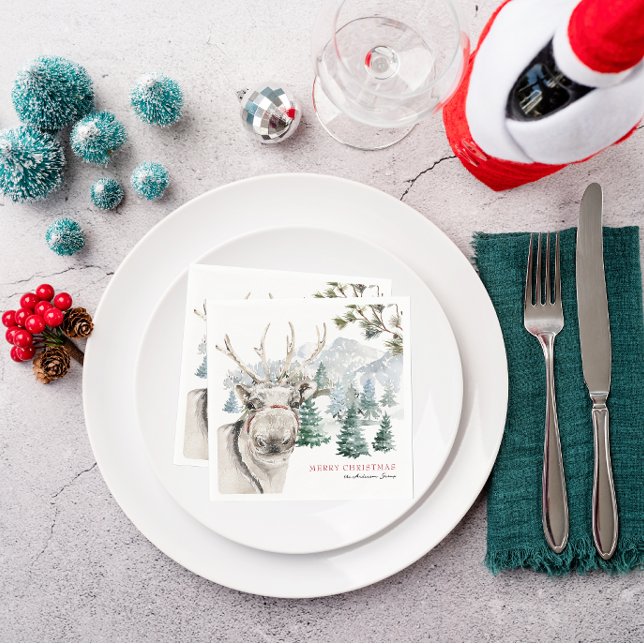 Ren & Julodagsplantskola | Glad Jul-fest Pappersservett (Skapare uppladdad)