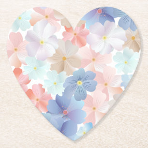 Ren kärlek som blomma underlägg papper