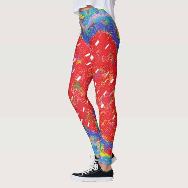 Ren konstdesign, fantastisk med slit-topp leggings (Vänster)