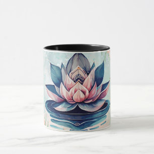 Ren Lotus Harmoni – Mjuk Blommig Mugg