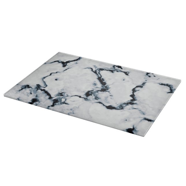 Ren Marble blue white grått mönster anpassningsbar (Hörn)