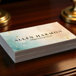 Ren Minimal Anpassad Familjenamn | 5-Minuter Redig Visitkort