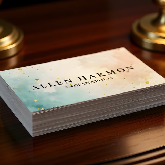 Ren Minimal Anpassad Familjenamn | 5-Minuter Redig Visitkort (Skapare uppladdad)