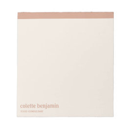 Ren Minimalistisk Antik Orange & Ljus Persika Anteckningsblock