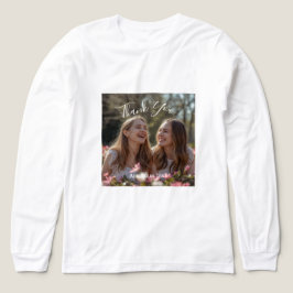 Ren & Minimalistisk Examens Tacksamhets Foto Fyrka T Shirt