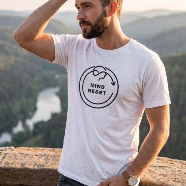 Ren Minimalistisk Mindfulness & Wellness T-shirt (Skapare uppladdad)