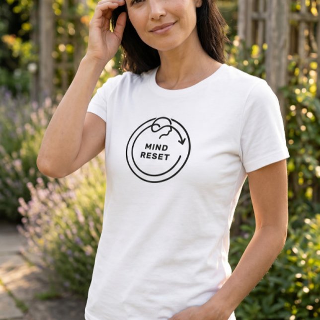 Ren Minimalistisk Mindfulness & Wellness T-shirt (Skapare uppladdad)