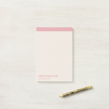 Ren Minimalistisk Pastellrosa & Blekt Persika