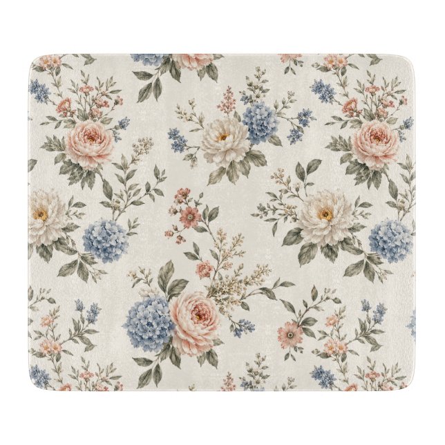 Ren Modern Trädgårdsblommor och Negativt Utrymme (Framsidan)