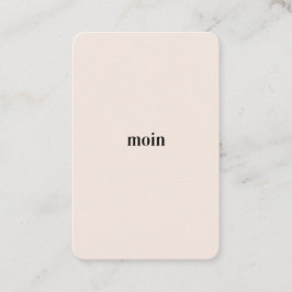 Ren Moin/Hej Visitkort