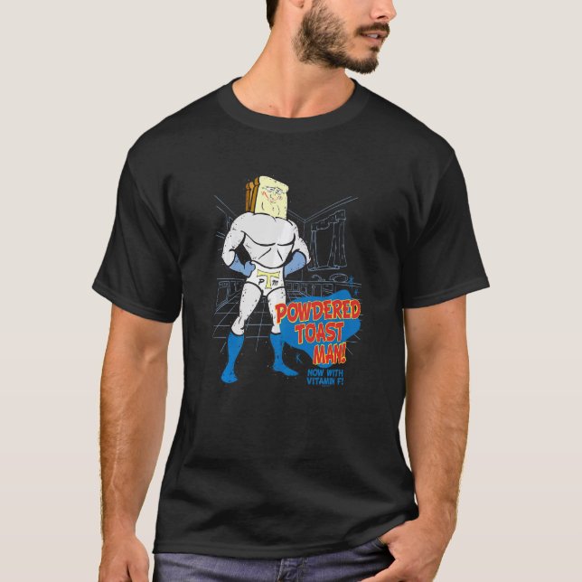 Ren- och grovpulveriserad leksaksman t shirt (Framsida)