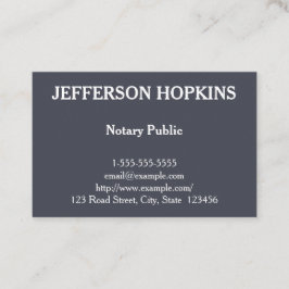 Ren och oformaterad offentlig Affärskort Visitkort