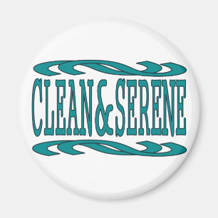 Ren och Serene inspirationsåterställningsoffert Magnet