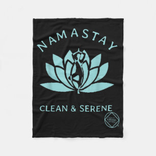Ren och serene Yoga Narcotics Anonymous Fleecefilt