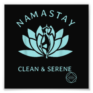 Ren och serene Yoga Narcotics Anonymous Fototryck