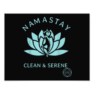 Ren och serene Yoga Narcotics Anonymous Fototryck