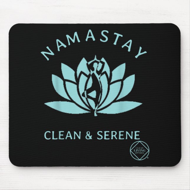 Ren och serene Yoga Narcotics Anonymous Musmatta (Framsidan)
